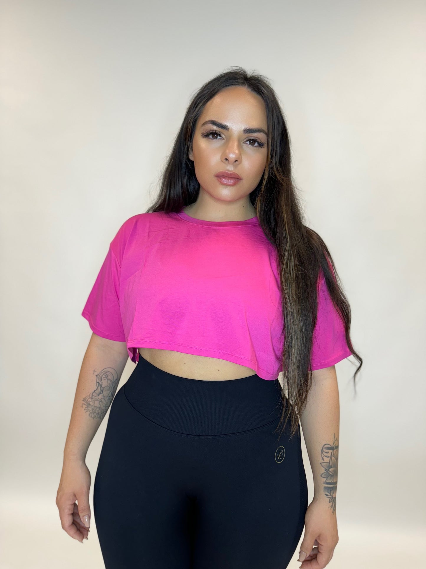 Relaxed Fit Cropped Tee