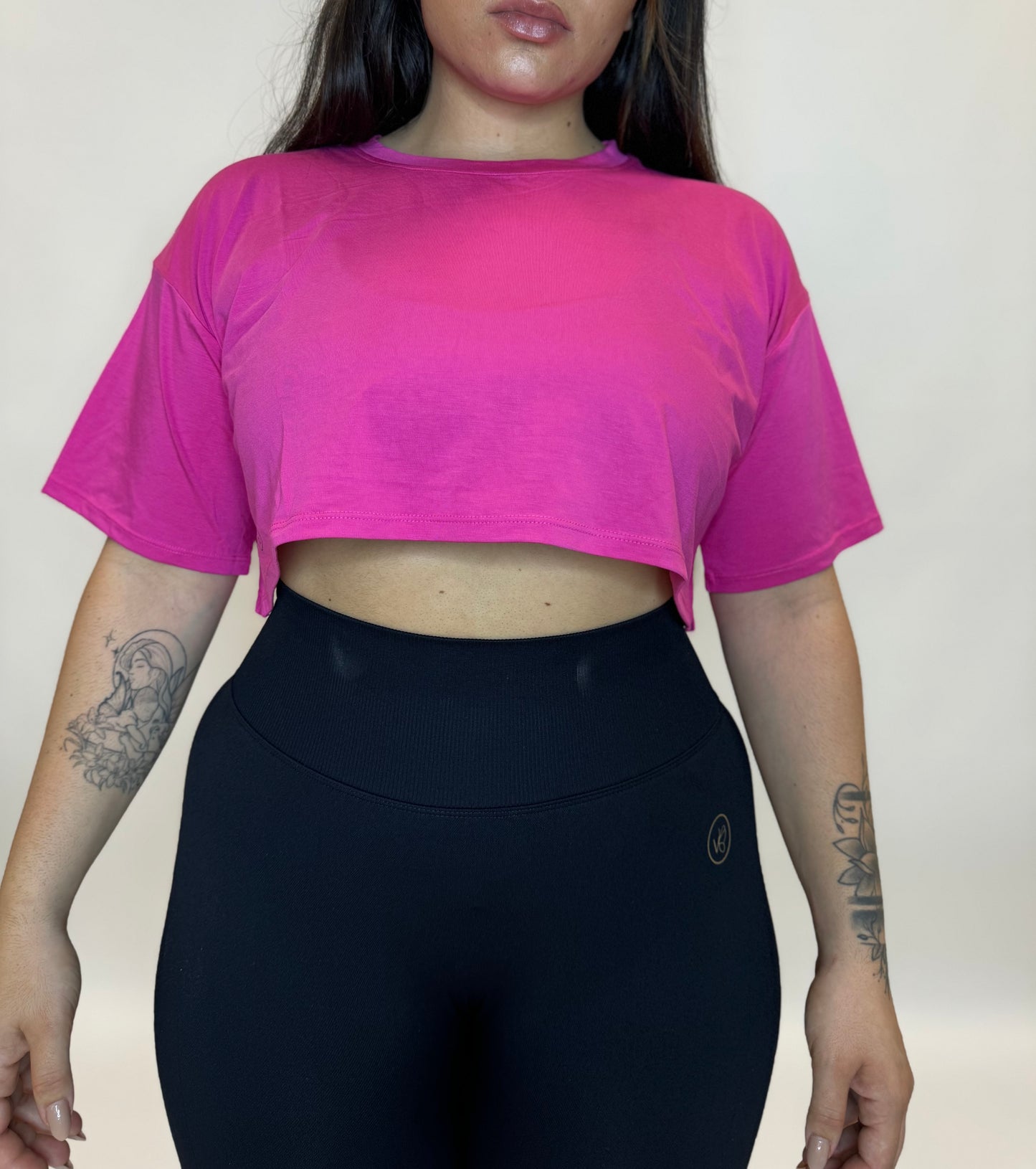 Relaxed Fit Cropped Tee