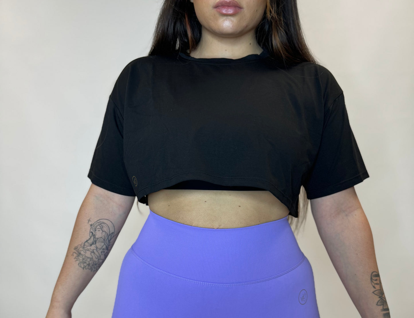 Relaxed Fit Cropped Tee