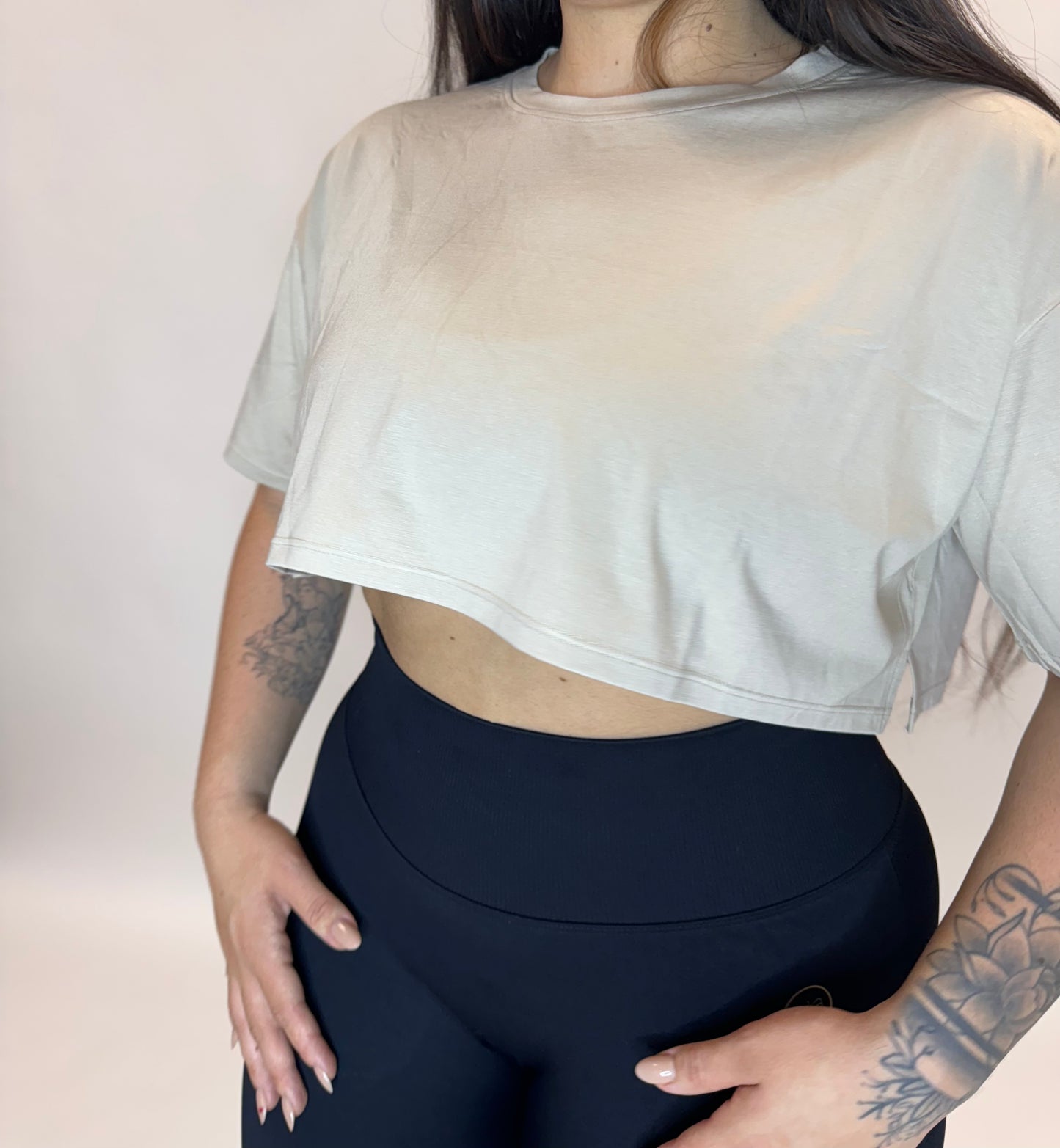 Relaxed Fit Cropped Tee