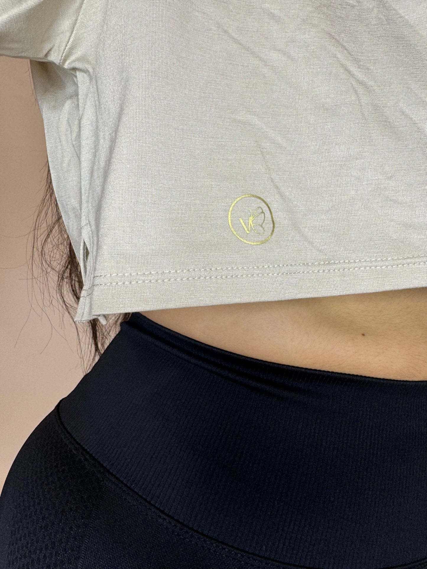 Relaxed Fit Cropped Tee